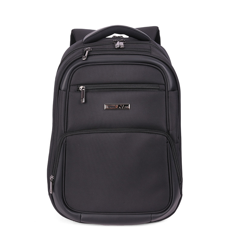 Malaking Kapasidad na Men's Backpack Laptop 17″ Oxford Solid Multifunctional Rucksack Travel Business BackPack Para sa Lalaki
