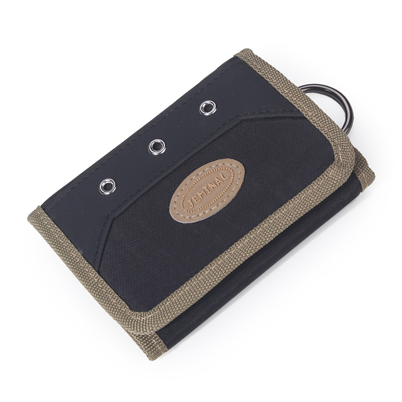 New Wallet Boys Men's Canvas Short with Metal Ring