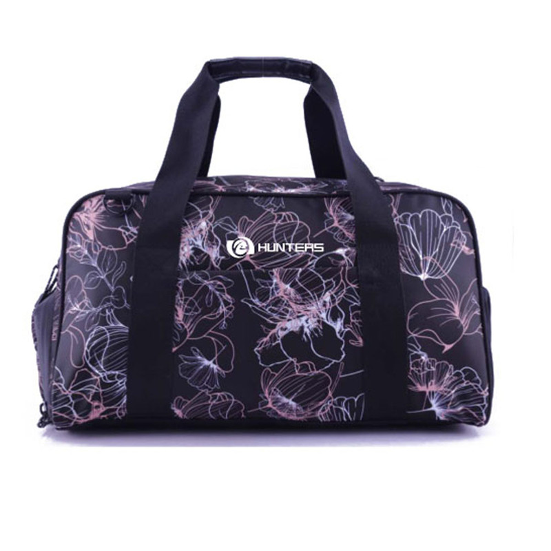 वॉटरप्रूफ डफल क्लासिक ट्रॅव्हल लगेज बॅग रात्रभर पुरूष महिलांसाठी छपाईसह बॅग
