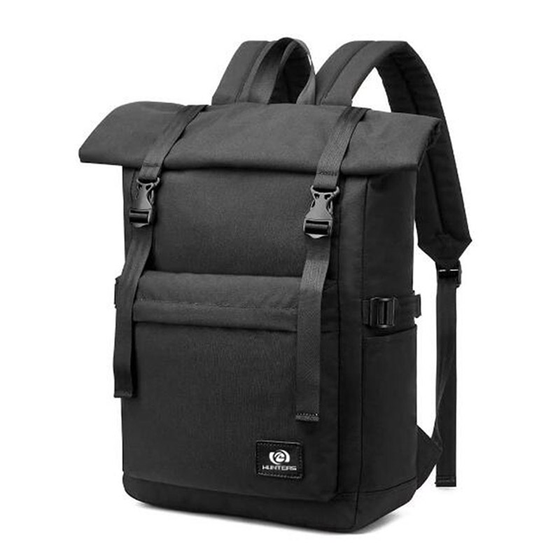 Rozšiřitelný rolovací voděodolný trendy batoh s kapsou na notebook, městský denní batoh