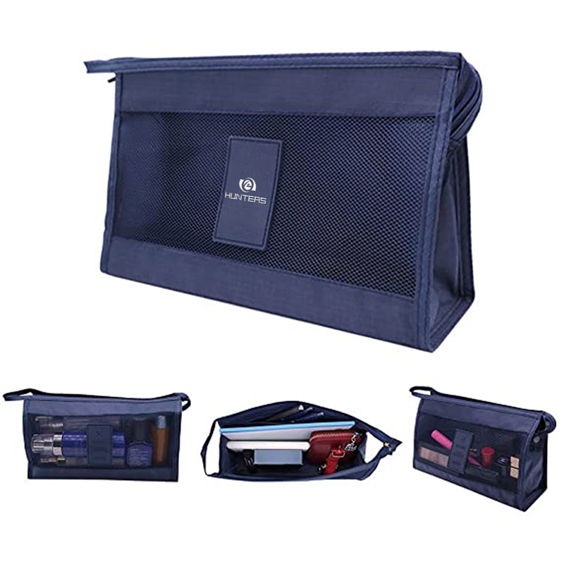 Travel Toiletry Bag, Portable Cosmetic Makeup Bag, Multifunctional Travel Accessories, Lightweight Organizer para sa Toiletries, Cosmetics, Makeup, Brushes, Electronics at Office Supplies