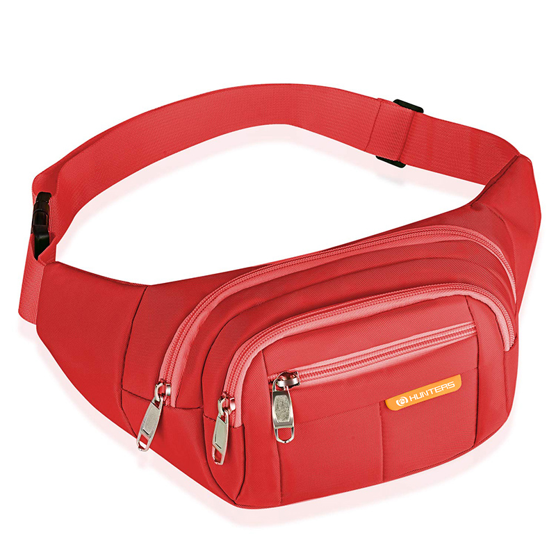पुरुष महिलांसाठी फॅनी पॅक वॉटरप्रूफ हिप बम बॅग कंबर पॅक बॅग घराबाहेर व्यायामासाठी उपयुक्त