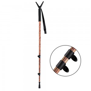 Akụkụ 3 Monopod Shooting Stick With Fluted Tubes