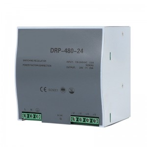 DRP-480-48 Enkeluitset DIN-spoorkragtoevoer 480W 48V 10A