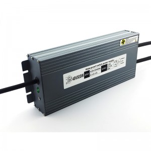 Високоефективний світлодіодний драйвер IP67, 48 В, 12,5 А, 600 Вт, водонепроникний блок живлення