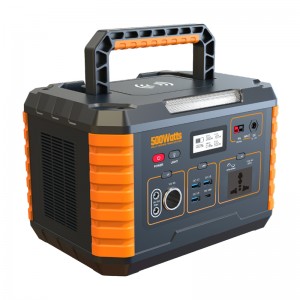 500W 110V/220V Portable Solar Power Station Power ကို Indoor/Outdoor အသုံးပြုပါ