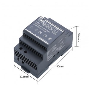 Din Rail Strømforsyning HDR-60-24 24V 2,5A 60W