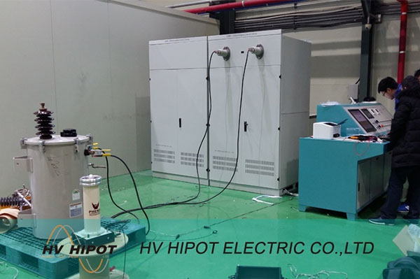 Transformer Test Bench Commissioning by Korea