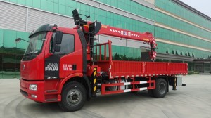 SHS2005 Max Lifting Capacity 8T Straight boom truck wokwera crane
