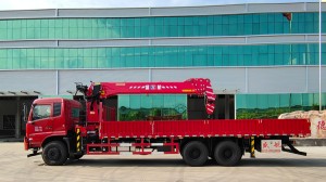 SHS3305 Max Lifting Capacity 13T Straight boom truck mount crane
