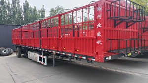 Factory direct 3 axle high quality Side Wall Semi Trailer galimoto