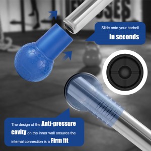 HXD-ERGO Landmine rau Olympic Bar, Portable Landmine Attachment rau Tsev Gym Accessories