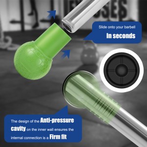 HXD-ERGO Landmine foar Olympyske Bar, Portable Landmine Taheaksel foar Home Gym Accessories