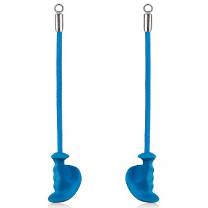 Single Grip Tricep Rope Cable Attachment （Blue）