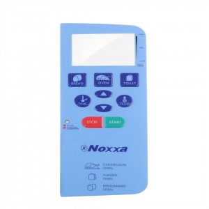 Polycarbonate Control Panel Capacitive Touch Membrane Switch Graphic Overlay