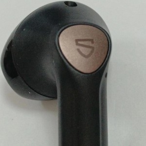 Custom bluetooth headset aluminium logo plate audio label