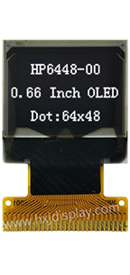 HP6448-00 時計用 0.66 インチ OLED 液晶ディスプレイ