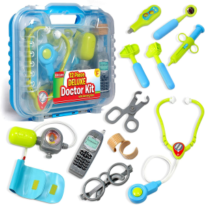 Mainan Doktor Kit Untuk Kanak-kanak Muzikal Bayi Doktor Elektronik Playset Dengan Bunyi