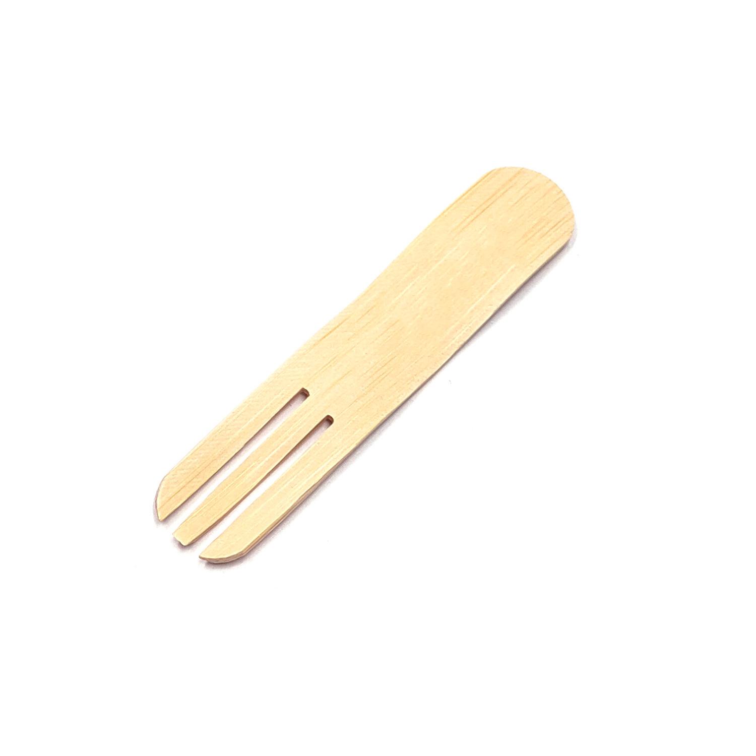 Restoran fast food ve aile için Premium Yüksek Kaliteli Tek Kullanımlık Bambu çatal bıçak takımı