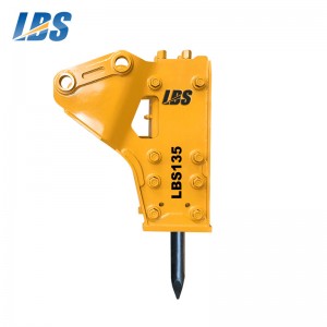 Excavator Jack Hammer Attachment Supplier –   Side Type Hydraulic Breaker LBS135 – Shengda
