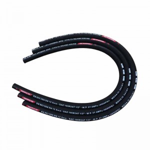 DIN EN853 2SN/ SAE100R2AT Two Steel Wire Braided Hydraulic Hose