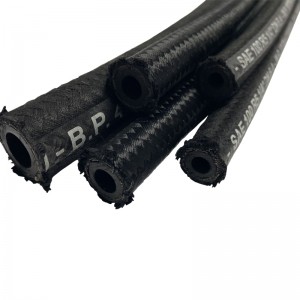 SAE100 R5 Single Wire Braided, Textile Covered Hydraulic Hose