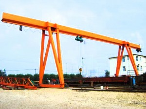 Professional Single Girder Gantry Crane For Shipyard