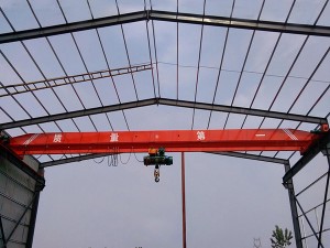 Single girder overhead crane yeworkshop
