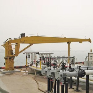Човновий палубний кран найвищого стандарту для морських операцій