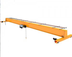ប្រភេទអ៊ឺរ៉ុប Light Duty EOT Single Girder Overhead Crane 5 Ton