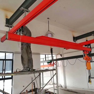 Multifunctional flexible KBK light overhead cranes system