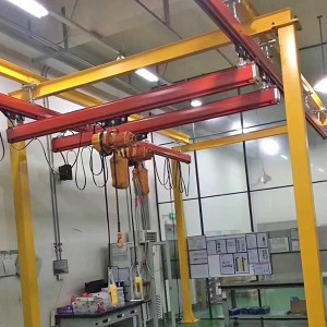 Multifunctional flexible KBK light overhead cranes system