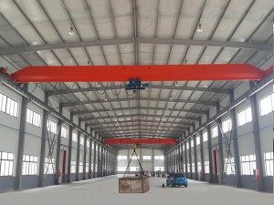 Heavy lifting capacity electric single girder overhead cranes para sa pabrika