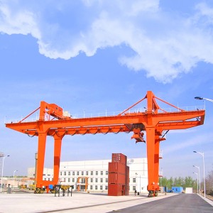 Harga Promosi Rail Mounted Container Gantry Crane Untuk Portal