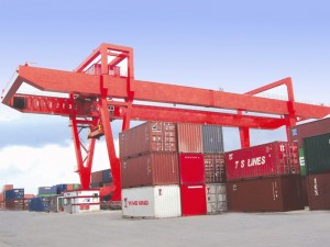 Schienenmontierter Containerportalkran