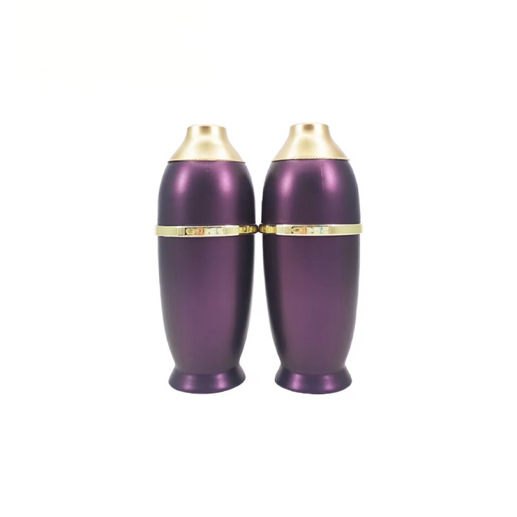 Libotlolo tsa Luxury Acrylic Lotion, Elegant Pump Bottle Cosmetic Face Lotion Bottle E Nang le Pompo
