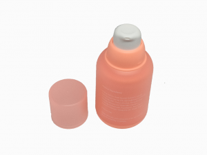 Prázdná plastová 50ml kosmetická bezvzduchová lahvička na kosmetiku na obličej