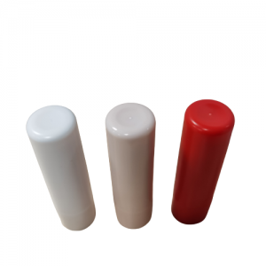 Embalagem de tubo de brilho labial de cor pura para recipiente de batom
