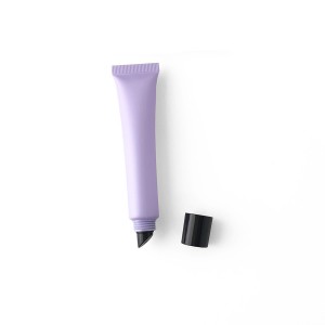 Tubo de brilho labial para creme para os olhos, recipiente cosmético vazio embalagem rosa fosco 20g espremer 20ml tubo de brilho labial