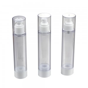 Vysoce kvalitní 15ml 30ml 50ml 100ml kosmetická vakuová lahvička na pleťovou vodu/sérum/krém/podkladovou bázi/opalovací krém