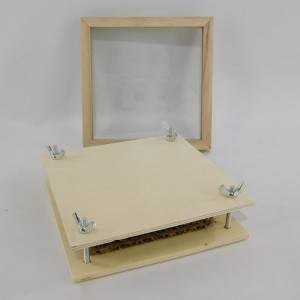 Set de prensa de follas de 7 capas para marco de madeira de kit de prensa de flores de madeira de bricolaxe