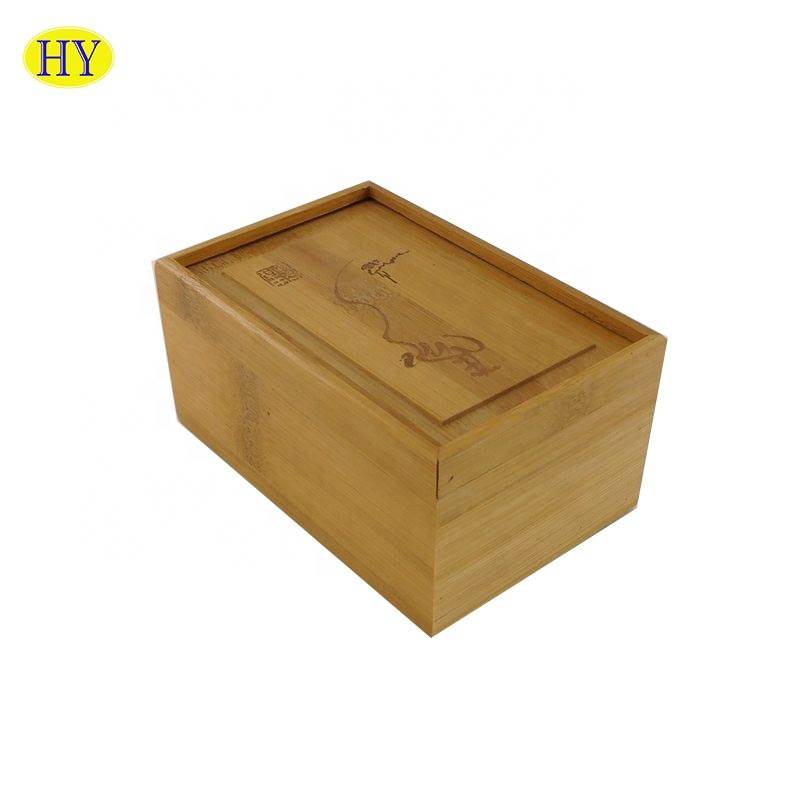 작은 나무 슬라이딩 뚜껑 상자 나무 상자 슬라이드 뚜껑 나무 상자
