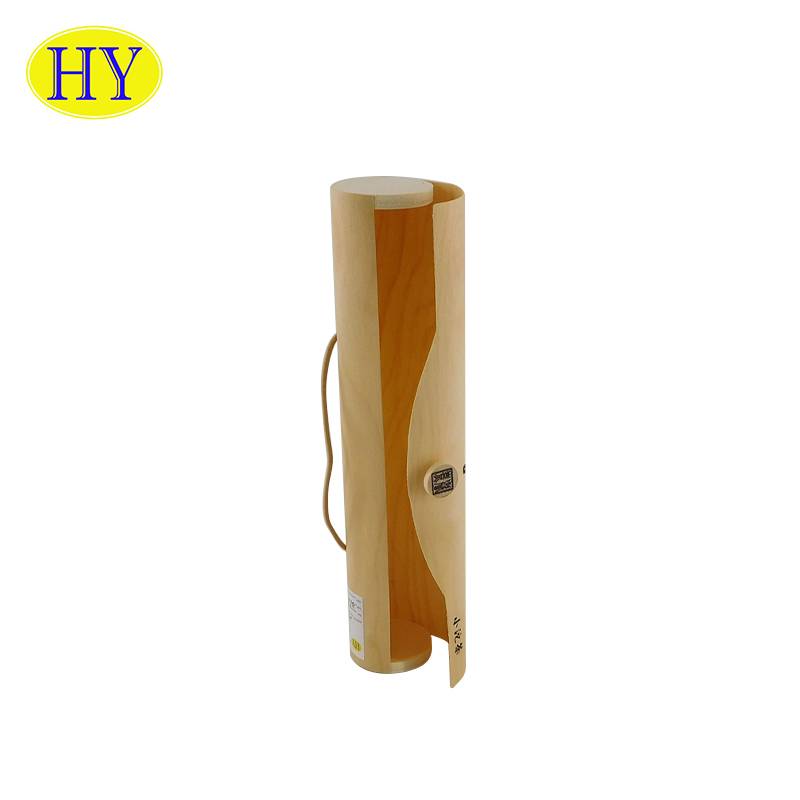 Высококачественная деревянная подарочная упаковка из шпона Небольшая деревянная подарочная коробка оптом