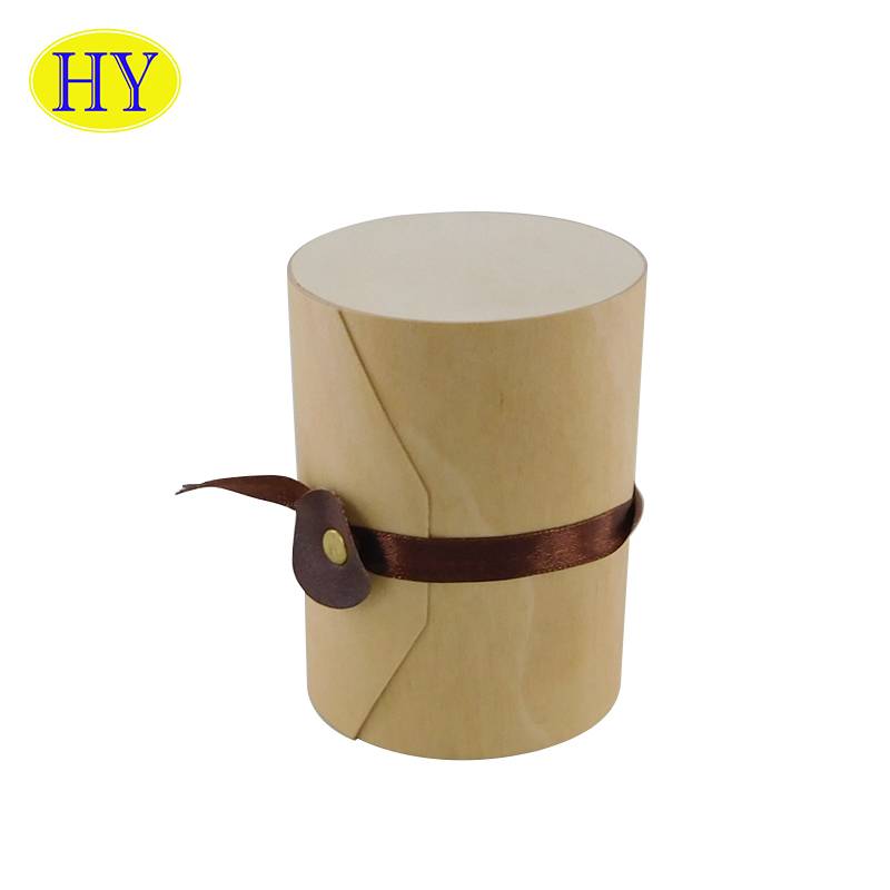Eco-friendly Natural plain recycle wooden packing box birch veneer box