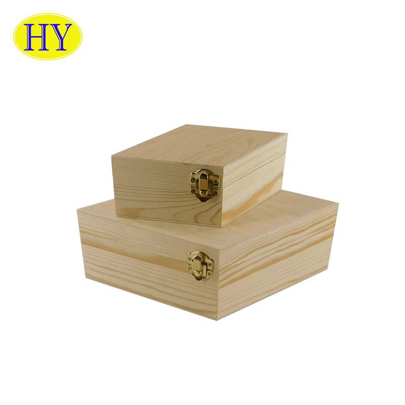 Novi dizajn Luksuzna vruća prodaja drvena obrada Luksuzna drvena kutija Present Gift Box