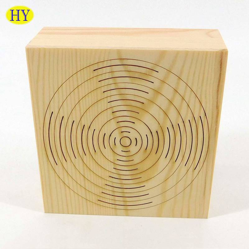 μουσικό κουτί από φυσικό ξύλο πεύκου χονδρικής