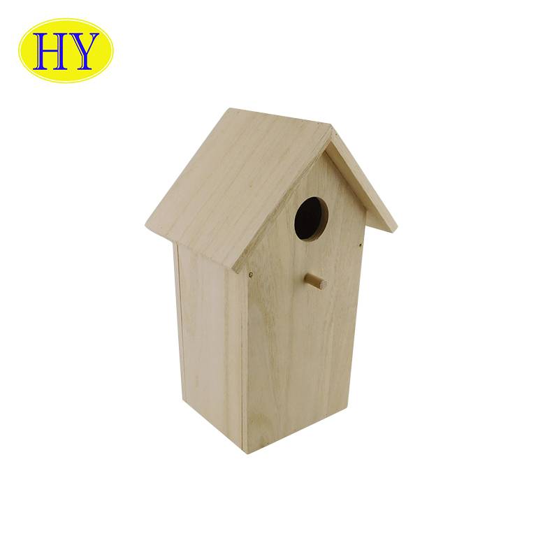 Dekorasi rumah burung ramah lingkungan berkualitas tinggi sangkar burung kayu