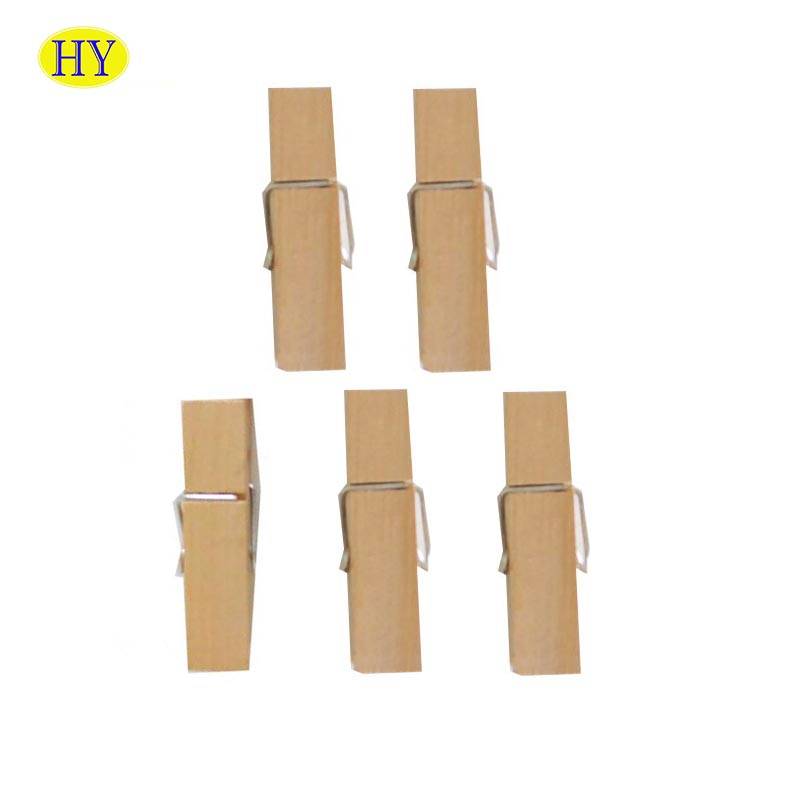 Custom Antique Office Use Pegs Wood clip Wholesale