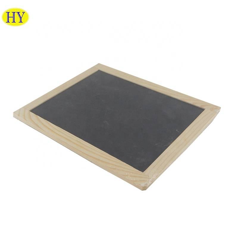 China Wholesale Wood Flower Press Products Factories - Unfinished blackboard wood stationery wooden tray wholesale – Huiyang