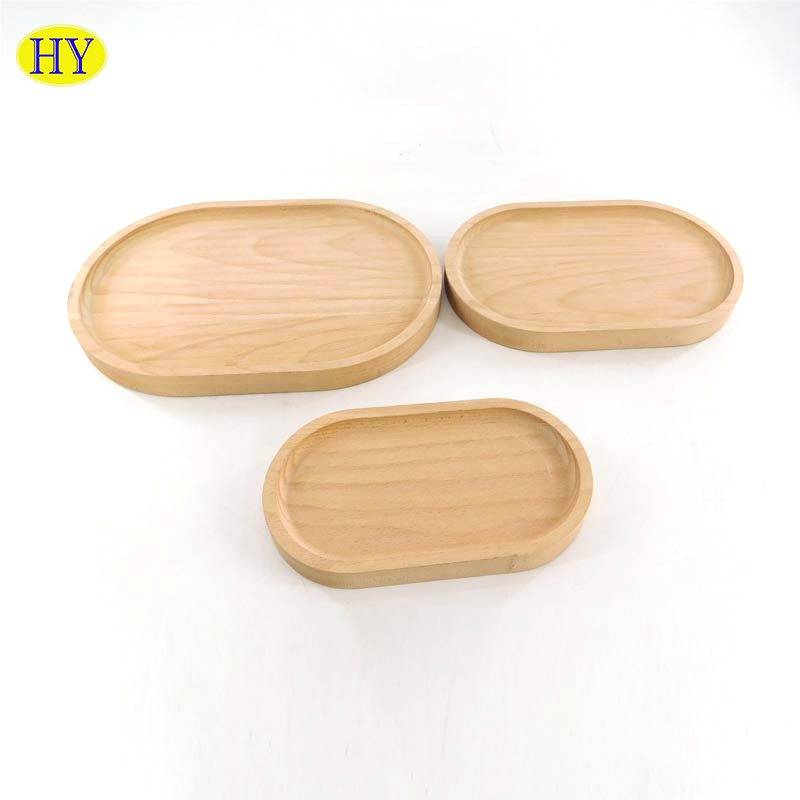 Wholesale Beech Wood Unfinished Wooden Pizza Plate